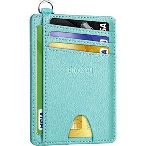 Slim Minimalist Front Pocket Wallet, RFID Blocking Credit Card Holder Wallet